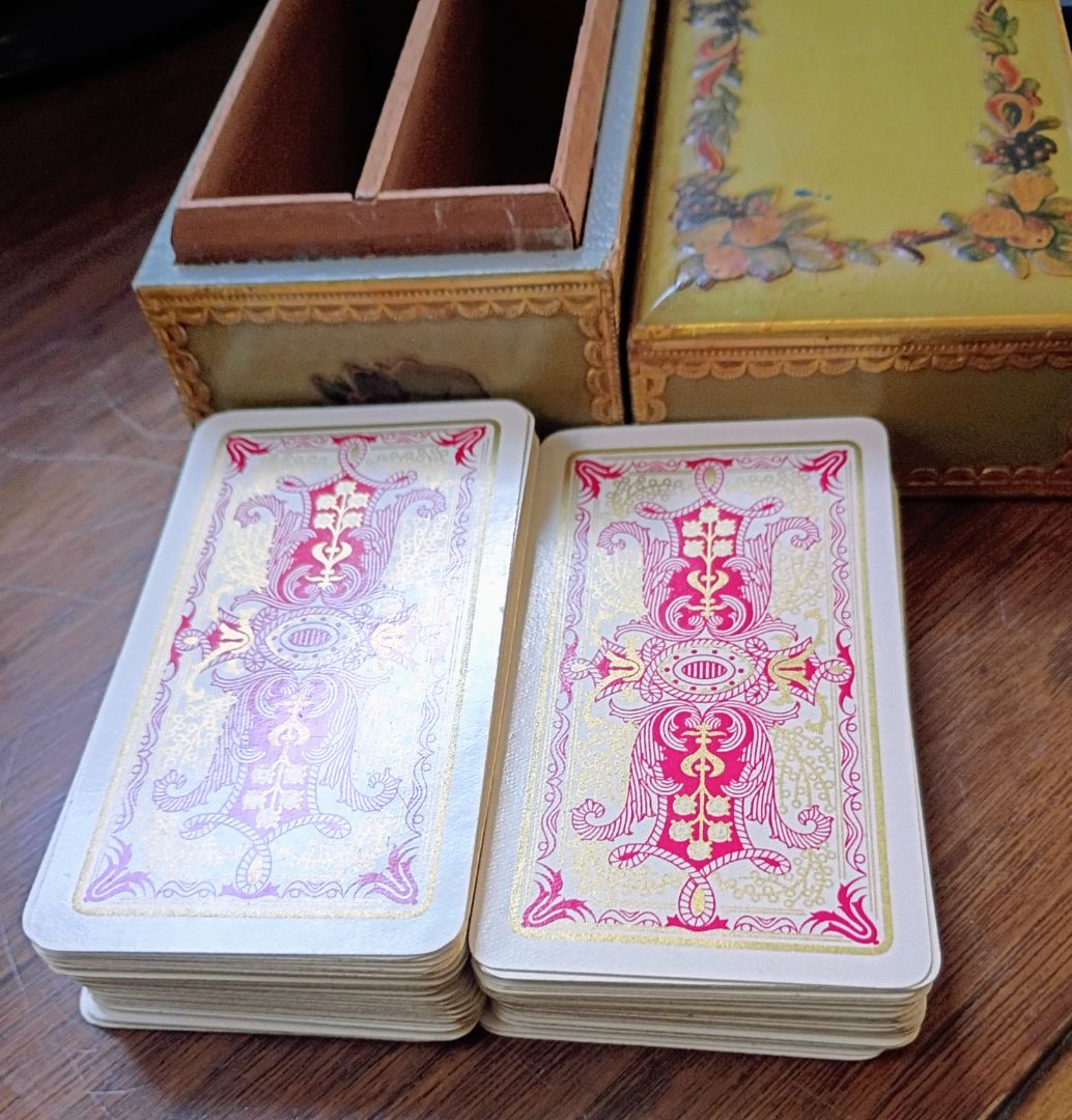 Aurtia Polish Handcrafted Wooden Card Box 1940