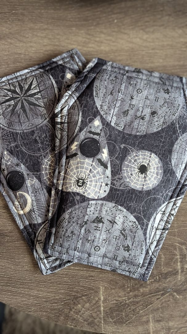 Coffin and pot holders set of two