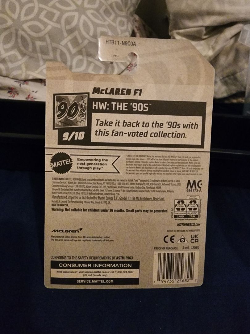 Red HotWheels: McLaren F1