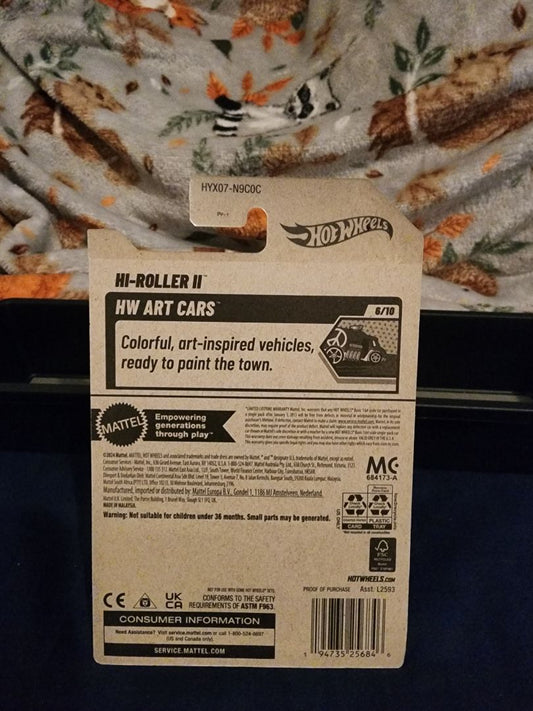 Black & White HotWheels: Hi-Roller ll