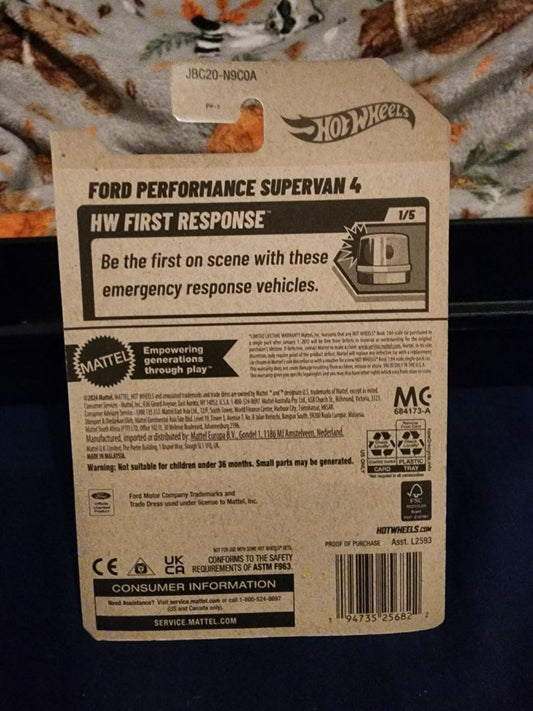 Red HotWheels: Ford Performance Supervan 4