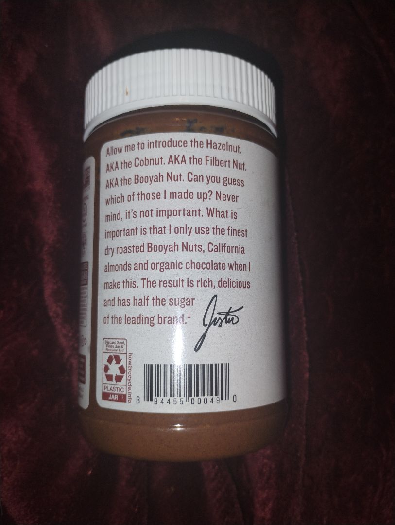 Chocolate Justin's Chocolate Hazelnut & Almond Butter, 16 OZ