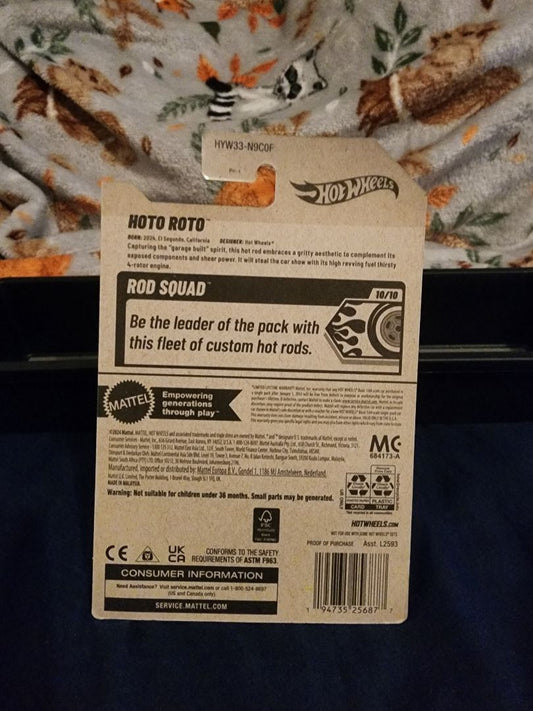 Pigeon Blue HotWheels: Hoto Roto