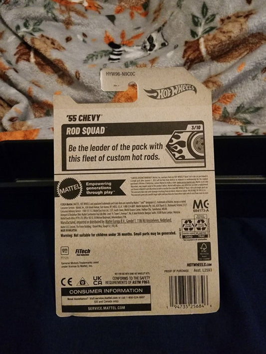 Black HotWheels: 55 Chevy