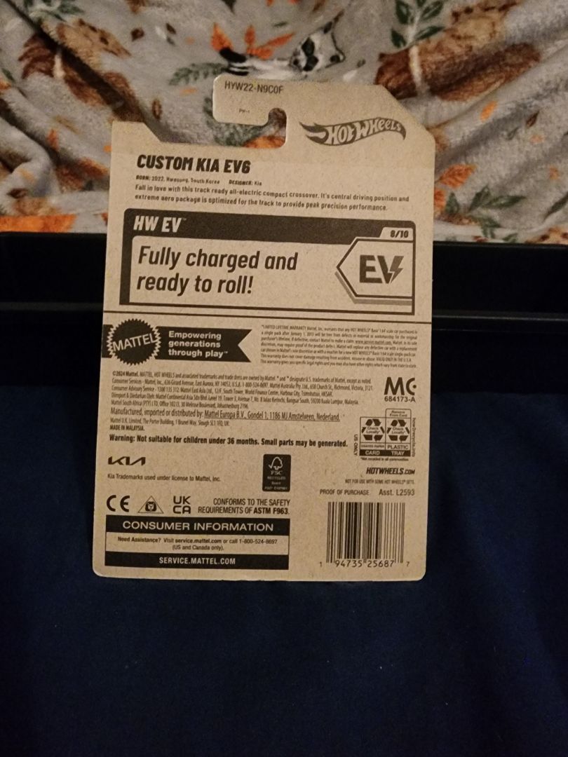 Purple HotWheels: Custom Kai EV6