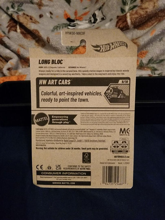 Blue & Brown HotWheels: Long Bloc