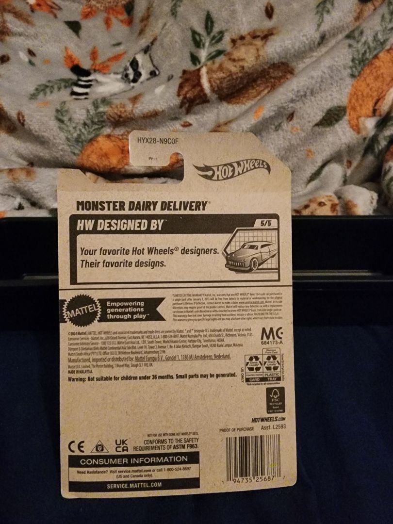 Tan HotWheels Monster Dairy Deliveryivery