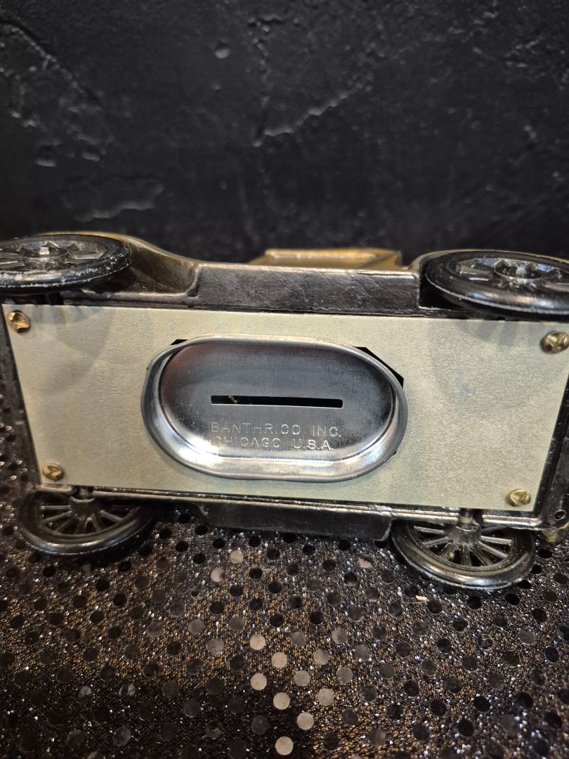Vintage 1974 Banthrico Metal Coin Bank Citizens National Bank