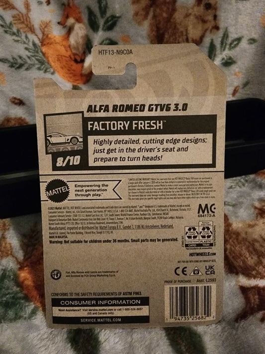 Dark Blue HotWheels: Alfa Romeo GTV6 3.0