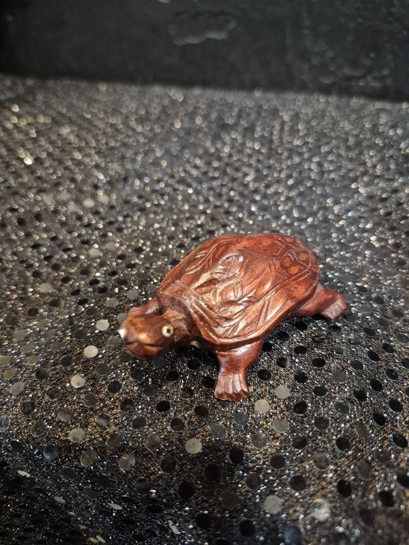 Vintage Hand Carved Turtle