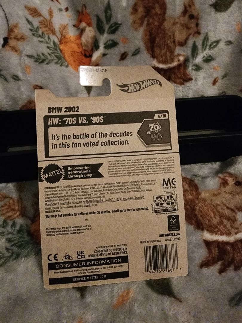 Yellow HotWheels: BMW 2002