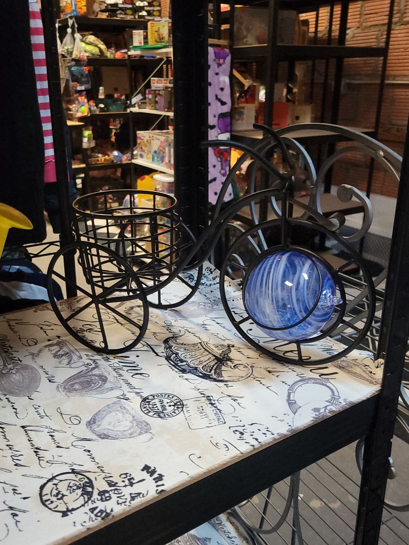 Black Bicycle Plant Holder