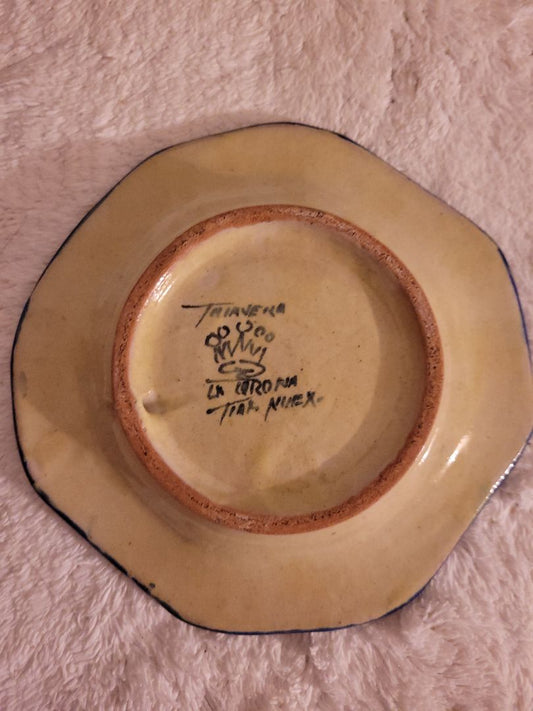 Muti-Color On Back Talavera Plate, 6"