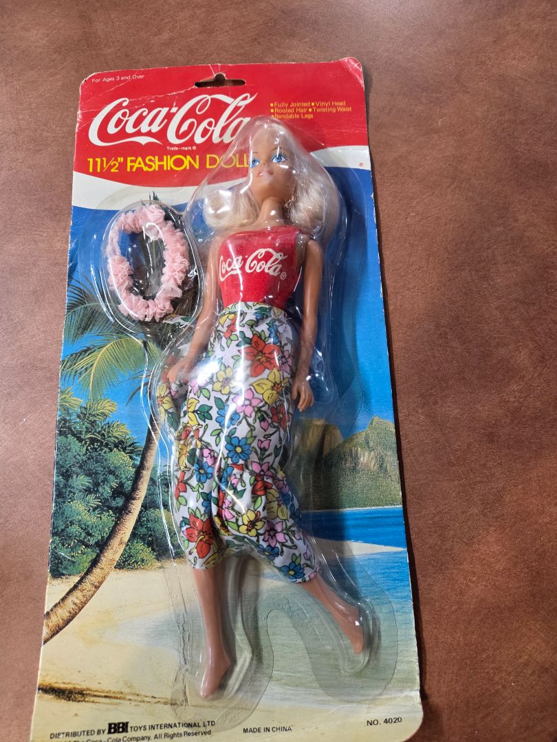 Vintage 1986 Coca Cola Fashion Doll