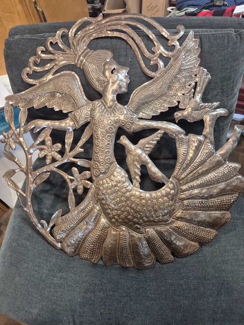 Hand Made Haitian Home Art. Guardian Angel