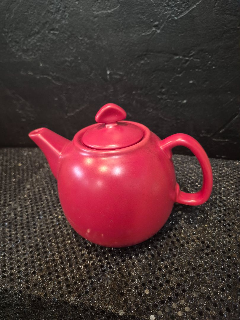 Vintage Chantal Red Tea Pot