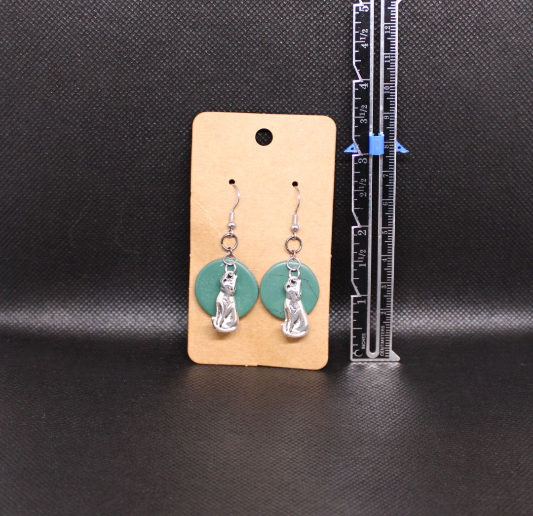 Designs by Raven Cat Silhouette Earrings