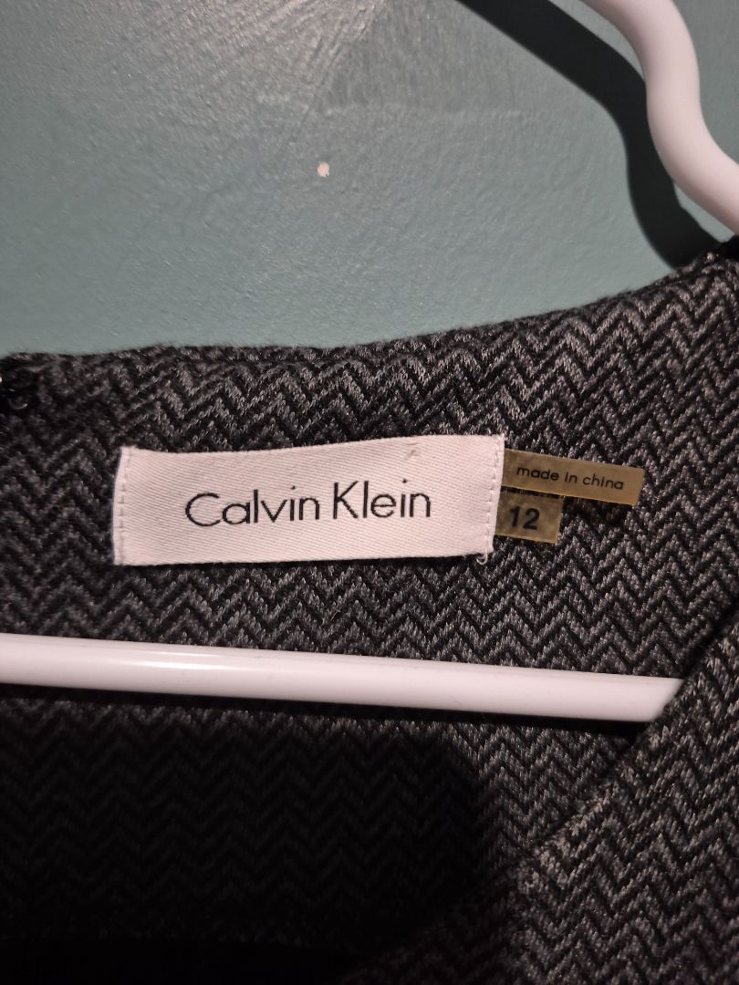 Charcoal Calvin Klein Dress, 12