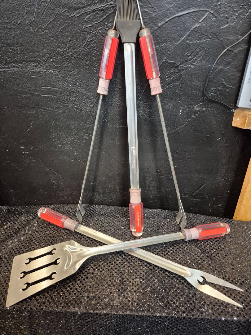 Craftsman 4 Piece Stainless Utensils for BBQ