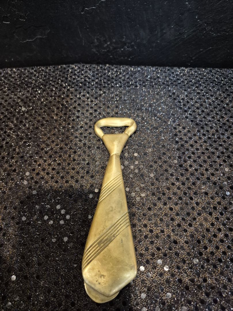 Brass Tie Bottle Opener