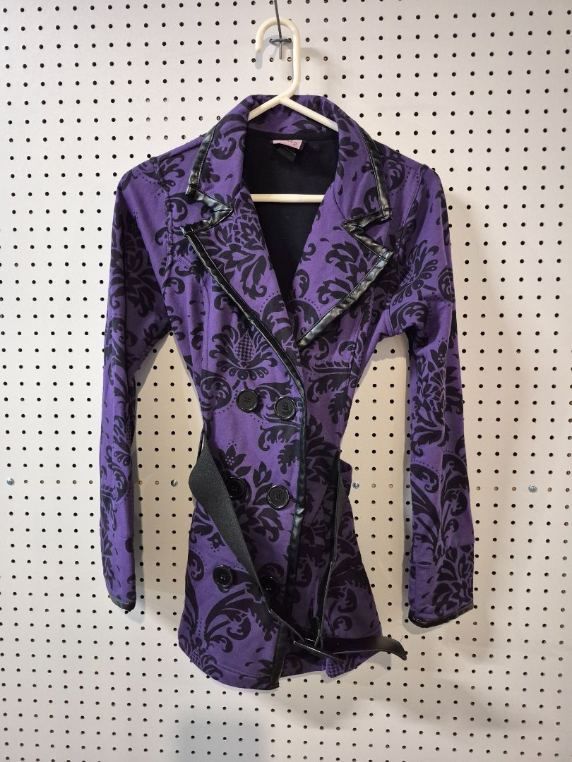 L.A Kitty Purple and Black Jacket (sz L)