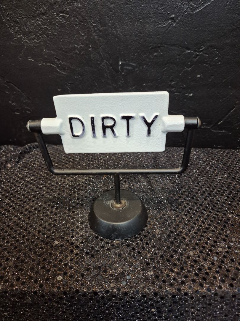 Clean/Dirty Reversible Sign