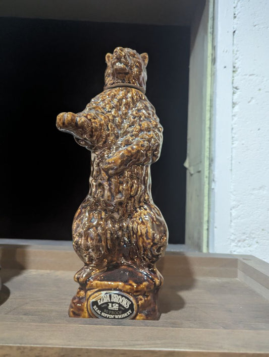 Ezra Brooks Bear Decanter 1968