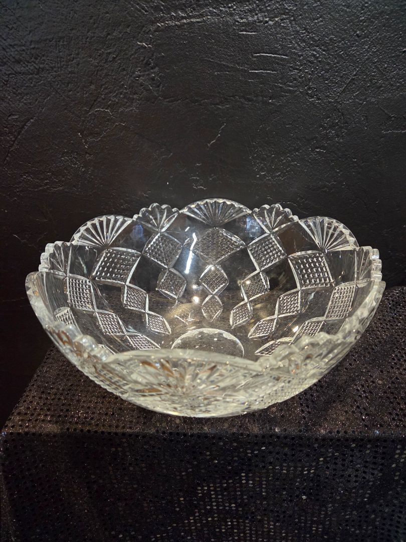 Lead Crystal Bowl small chip