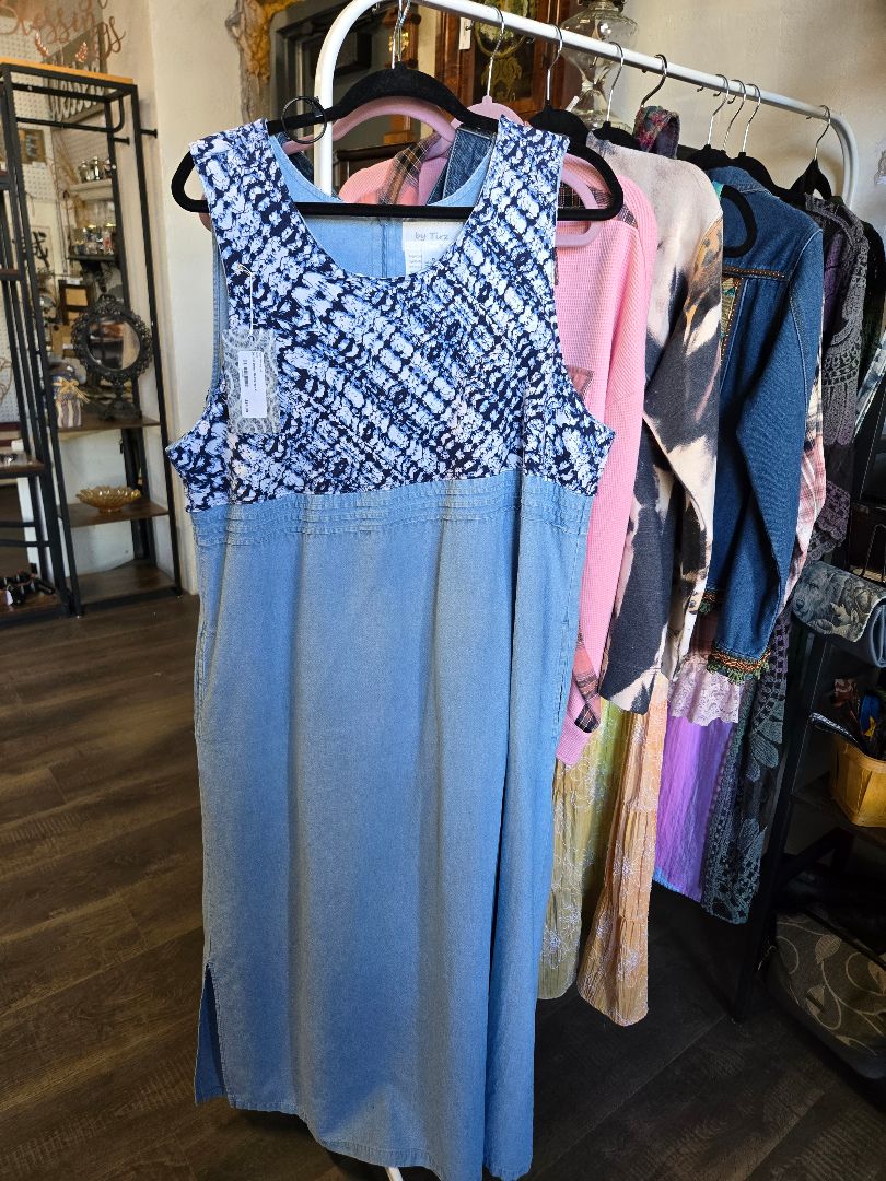 Denim Dress Sleeveless XL