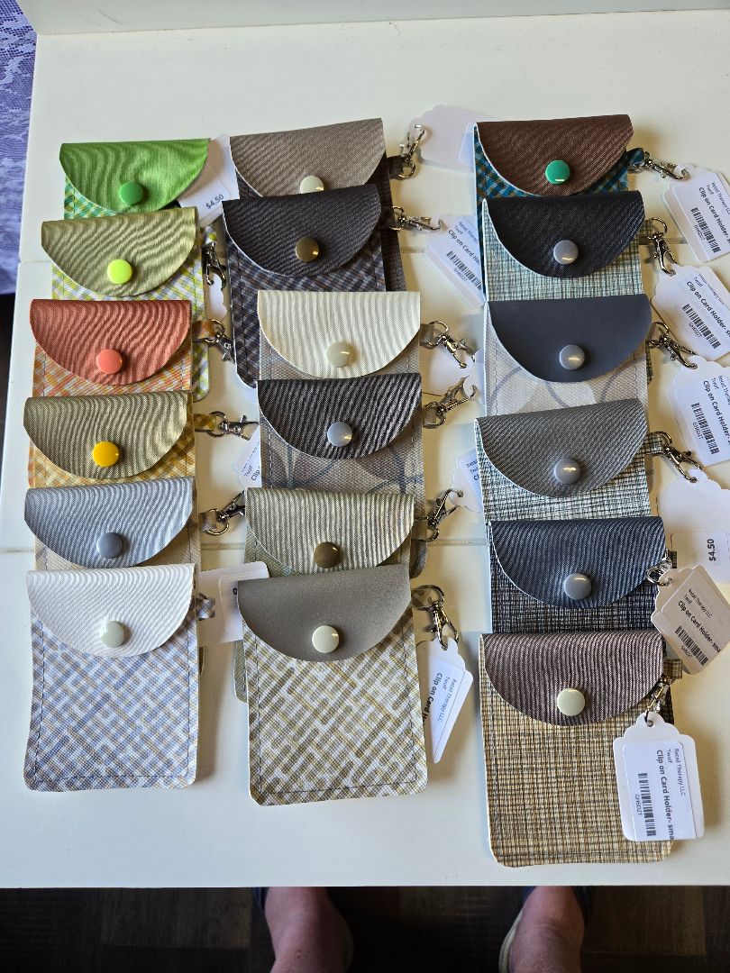 Clip on Card Holder- small