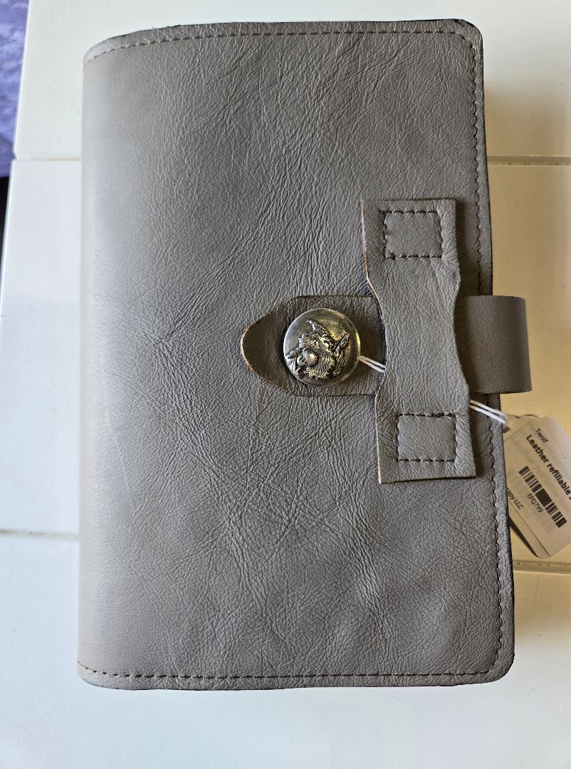 Leather refillable 5x8