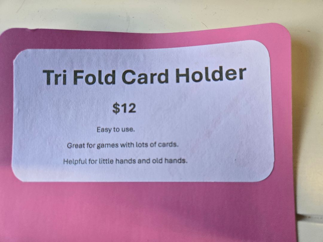 Card Holder- Trifold