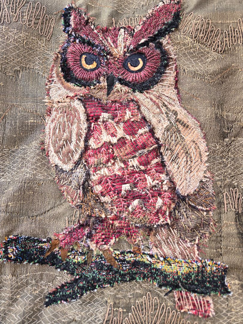 Chico's Jacket- Owl Silk Poly, 1