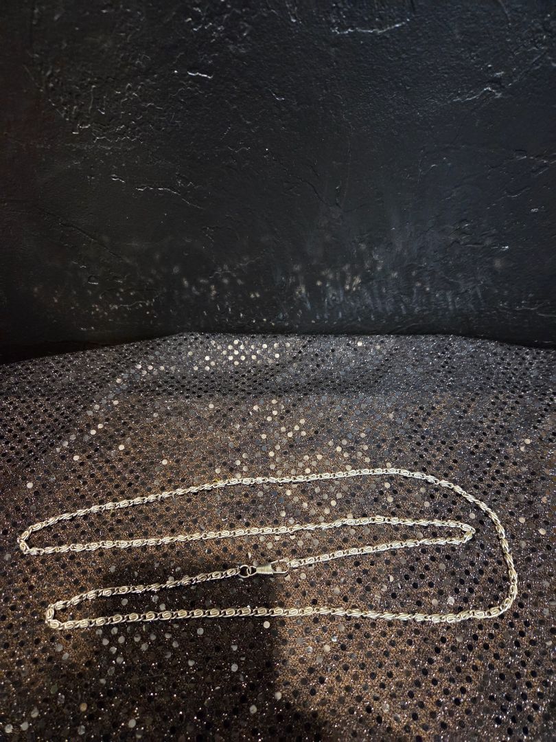 Silver Toned Pocket Watch Chain