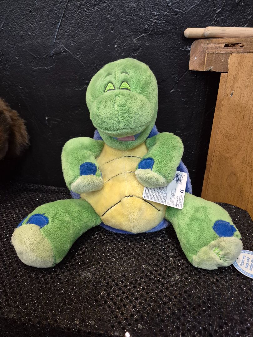 Nuby Tickle Toes Turtle Plush Baby Toy
