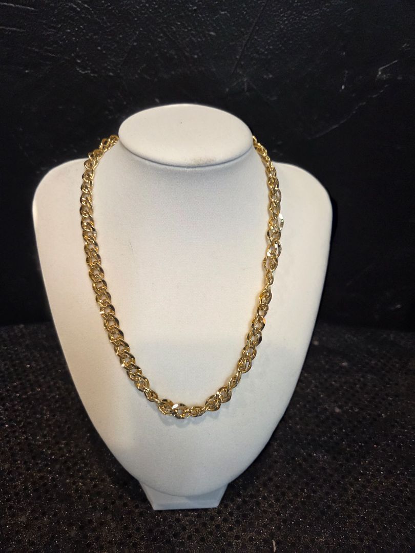 Jewelry Napier 18 inch Gold Chain Link within Link