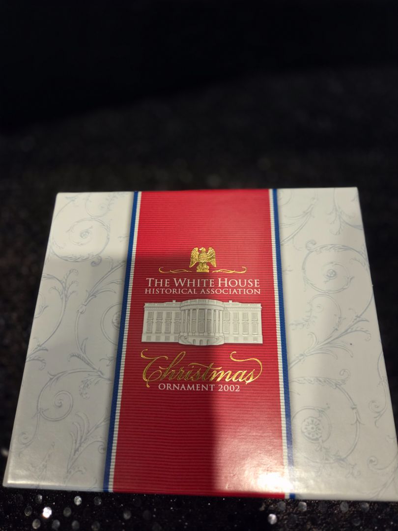 Vintage White House 2002 Christmas Ornament It honors the theme of "All Creatres Great and Small"