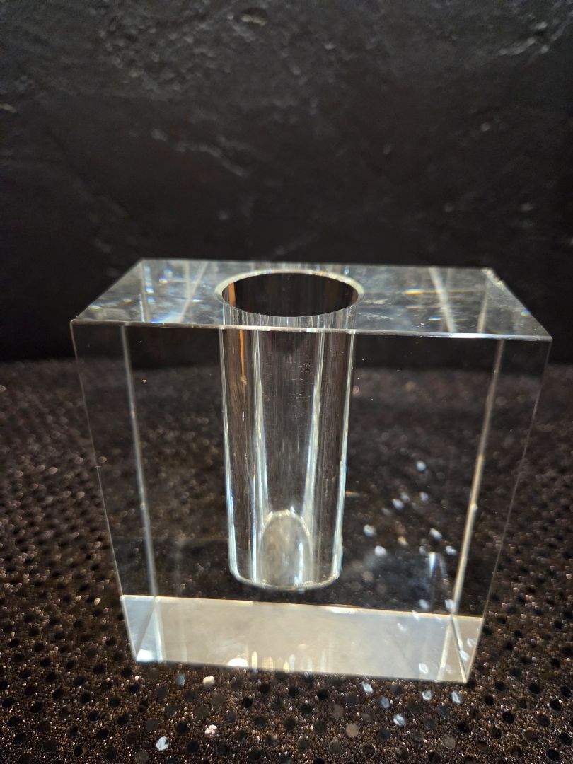 Modern Crystal Bud Vase