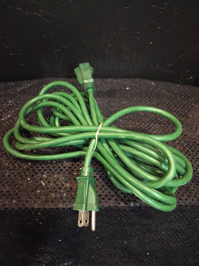 Green Extension cord