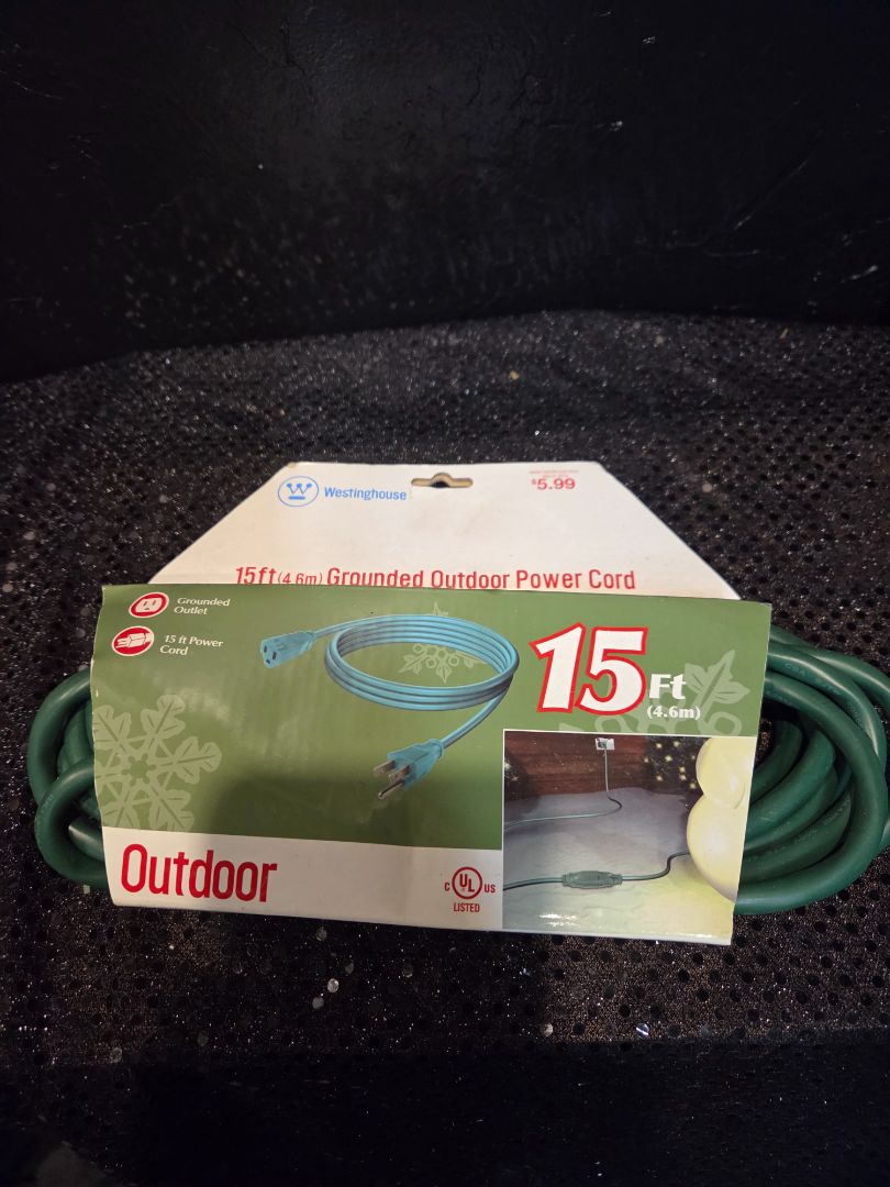 Westinghouse 15ft Grounded outdoor power cord