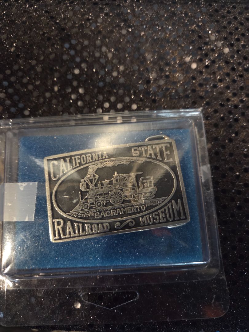 California State Railroad Museum Belt Buckle