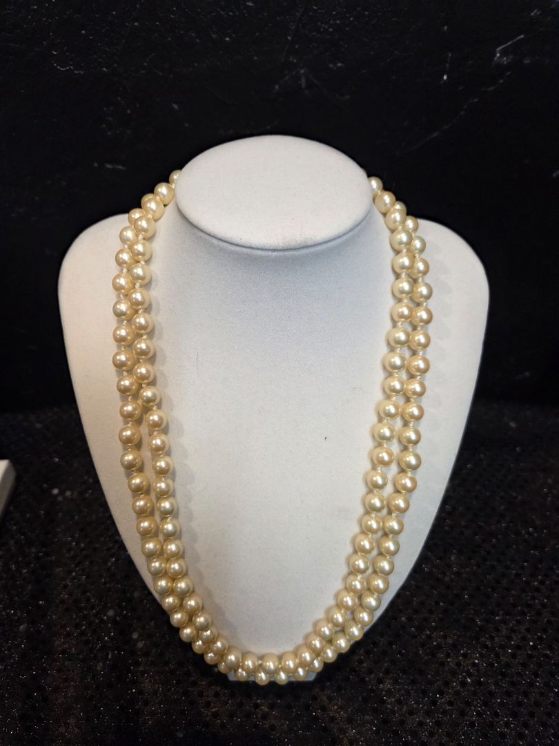 Jewelry Faux Pearls double strand