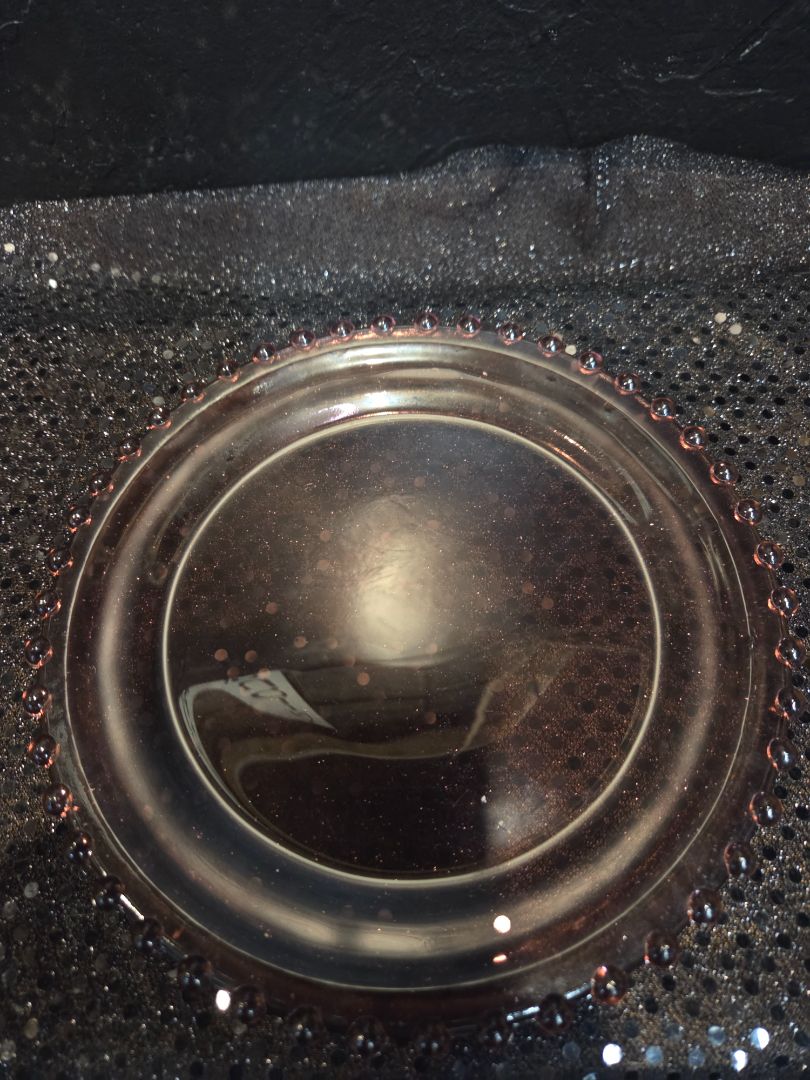 Vintage Purple Glass Dish