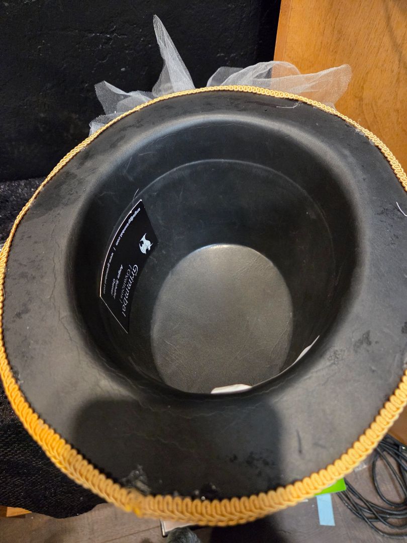 Purple, Grey and Gold Large Hat