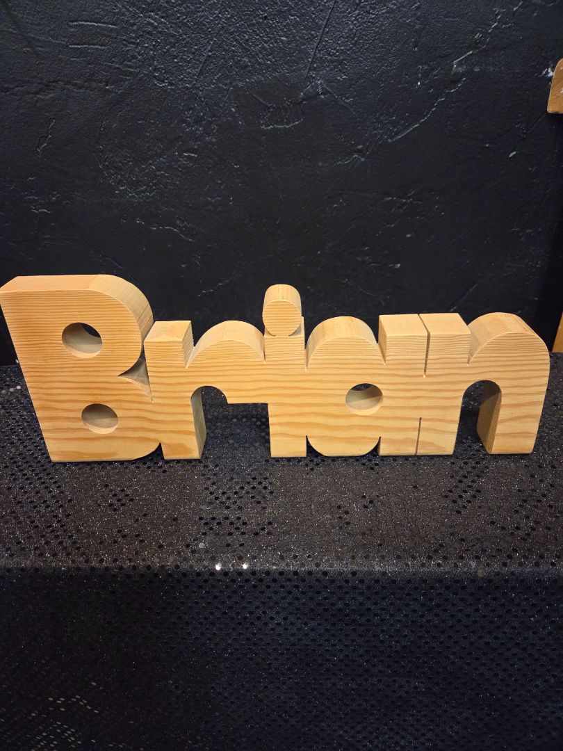 Brian Wood Name Plate