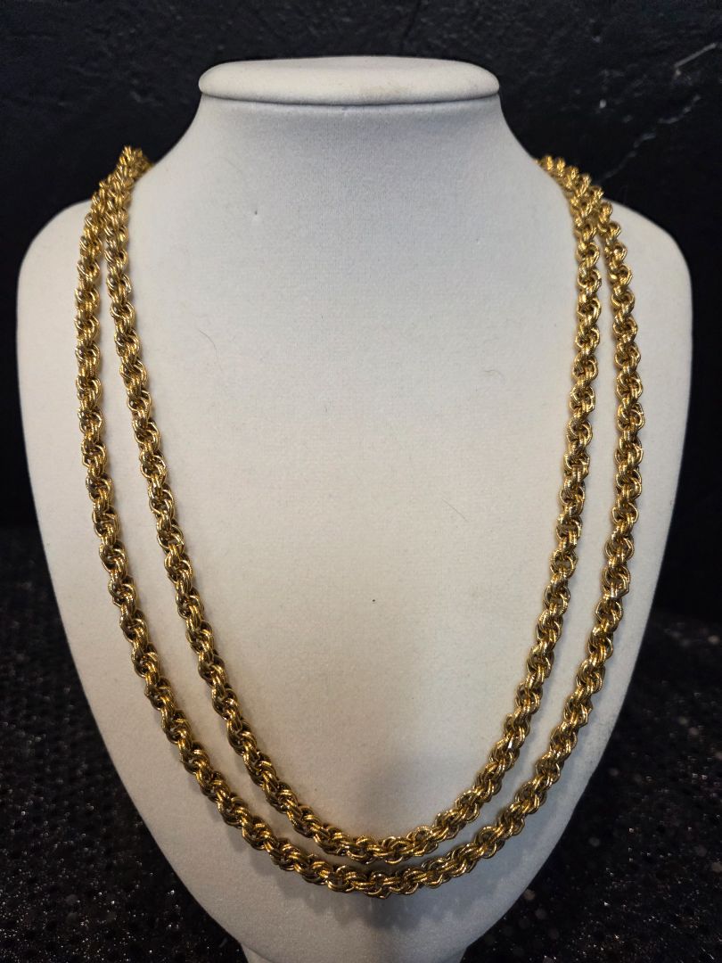 Gold Toned Rope Chain
