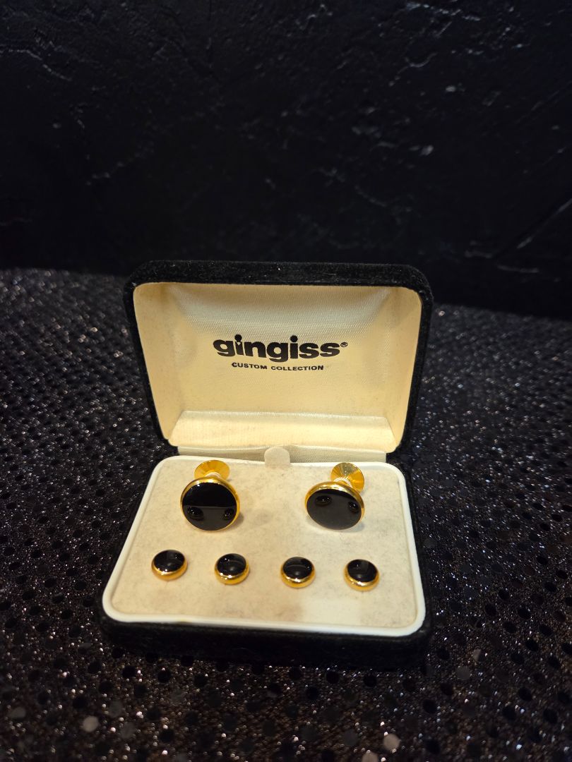 Gingiss Cufflinks Tuxedo Stud Set
