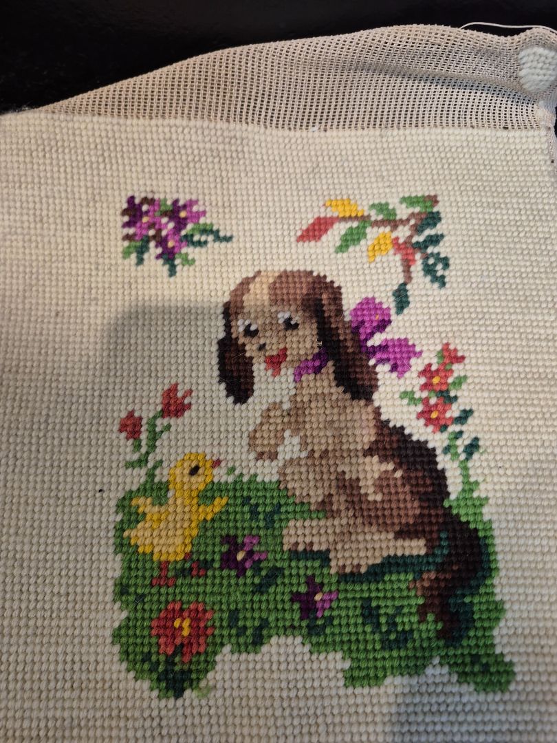 Dog and Duck Cross Stitch
