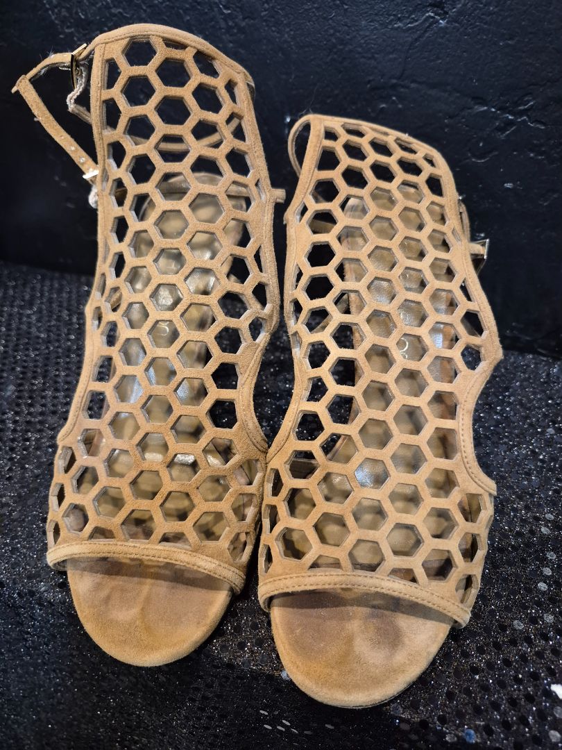 Tarmara Mellon Leather Sandals Tan (sz 36.5)