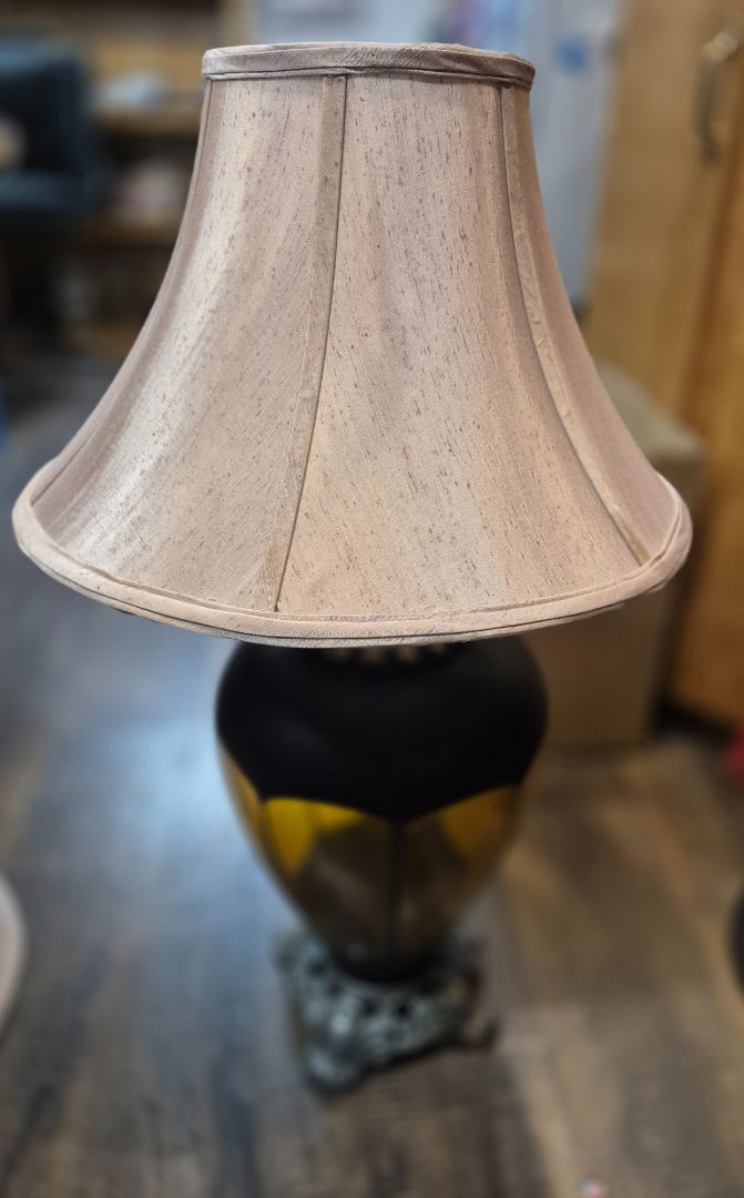 MCM Lamp Black and Amber